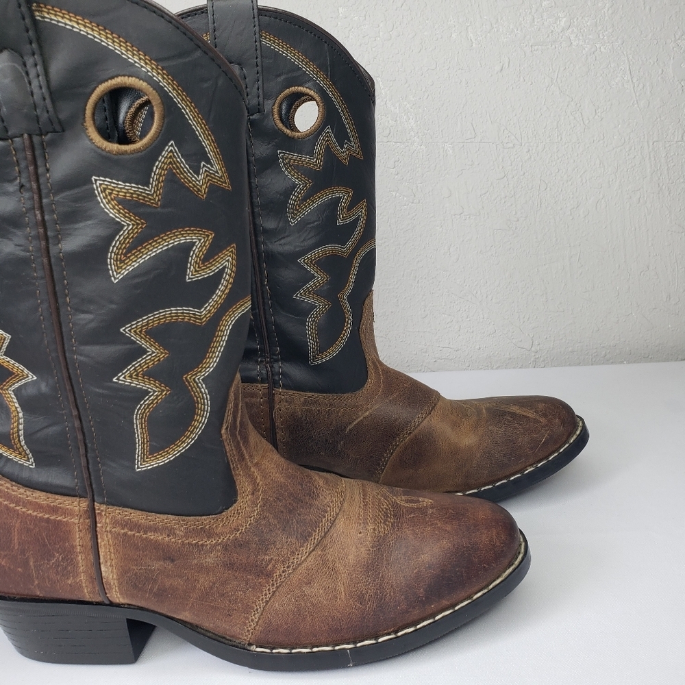 Cody James Women's Two-Tone Western Heeled Boots Size 7 US - Picture 4 of 13